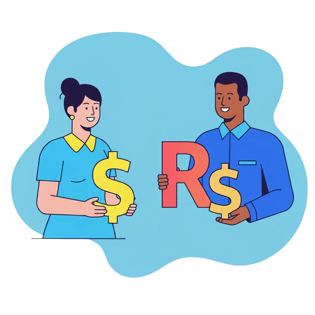 Receba pagamentos do Brasil sem complicação